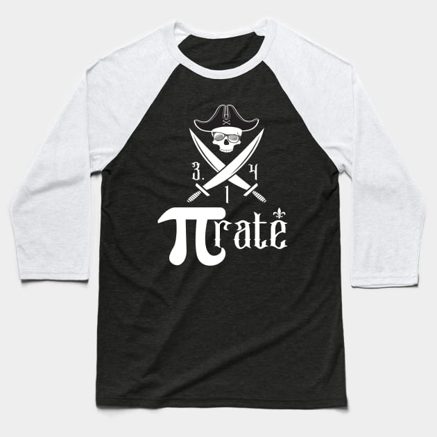 Pi Fo Pirate Baseball T-Shirt by Eugenex